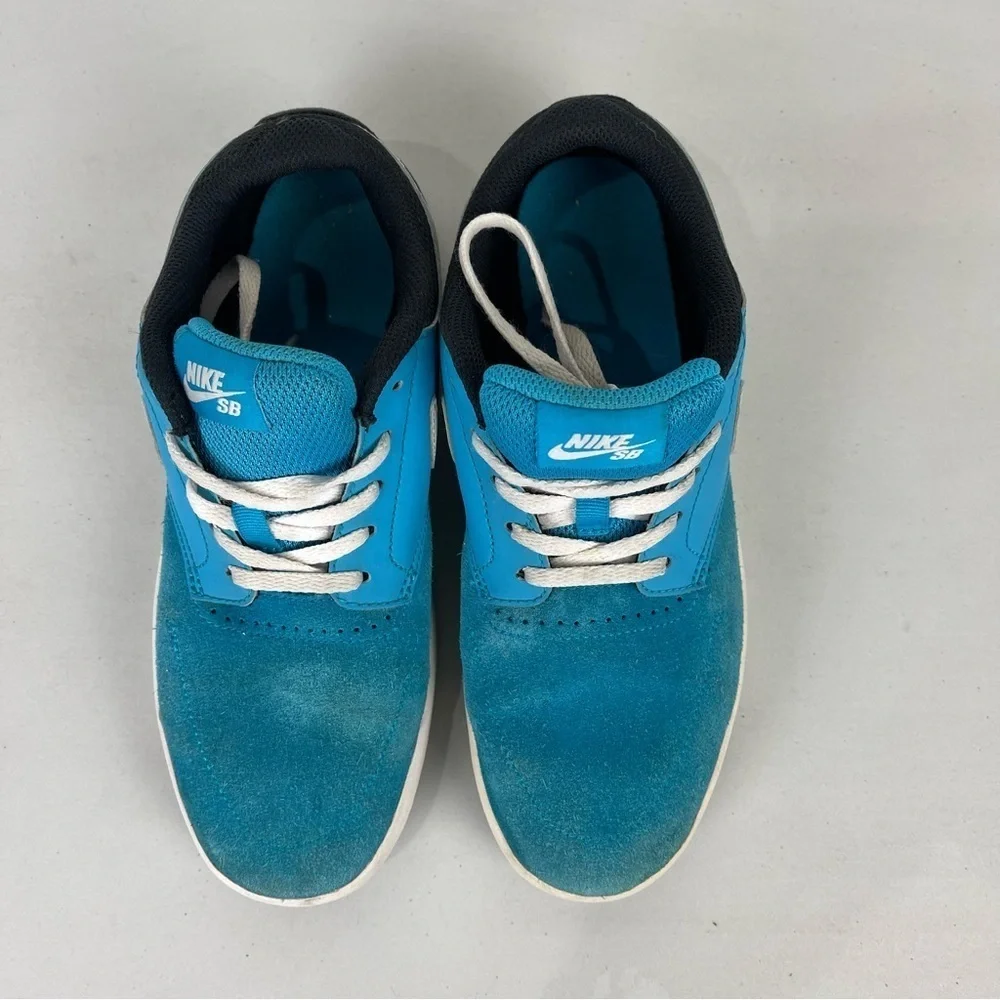 Nike SB Fokus Low Top Sneakers Teal Black GS Youth Size 6.5Y Unisex Skate Shoes